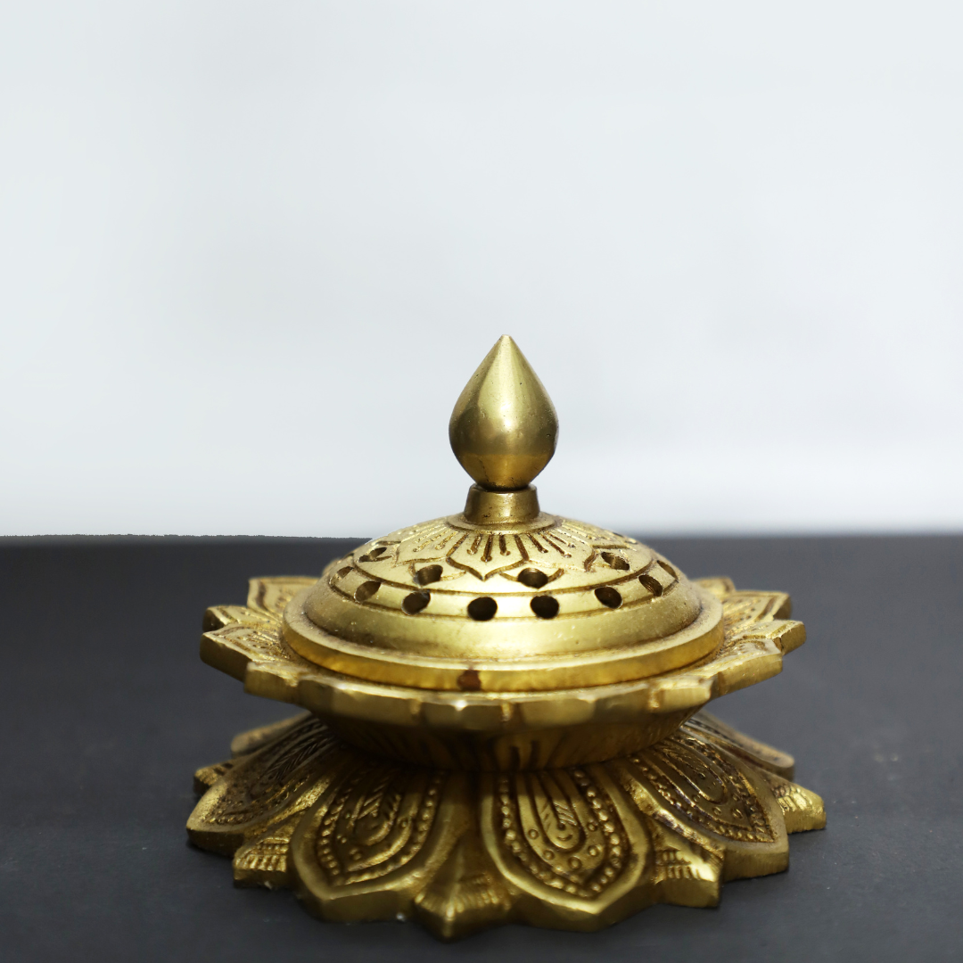 Bada Brass Kamal Dhoop | Premium Brass Kamal Dhoop