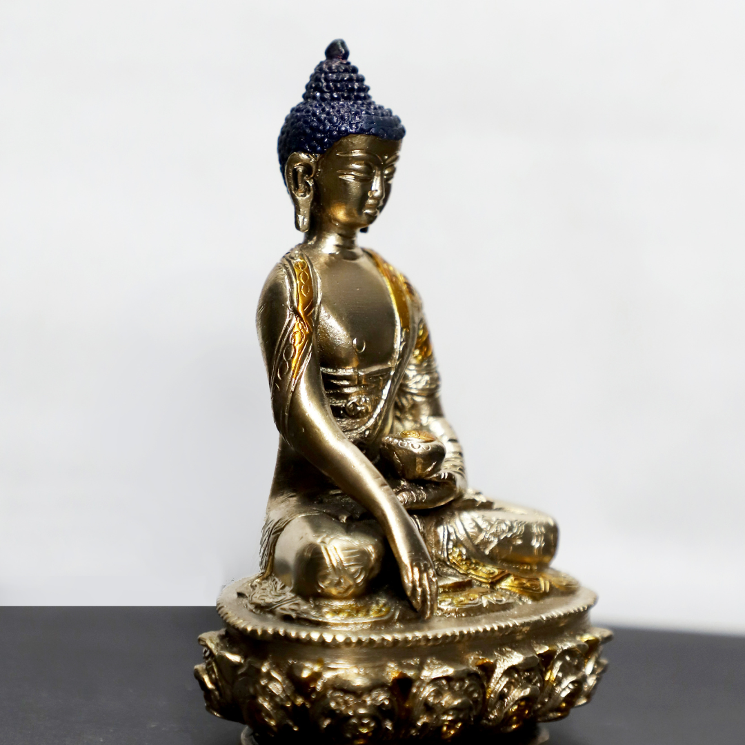 Niche Haath wala Buddha | Brass Buddha Idol