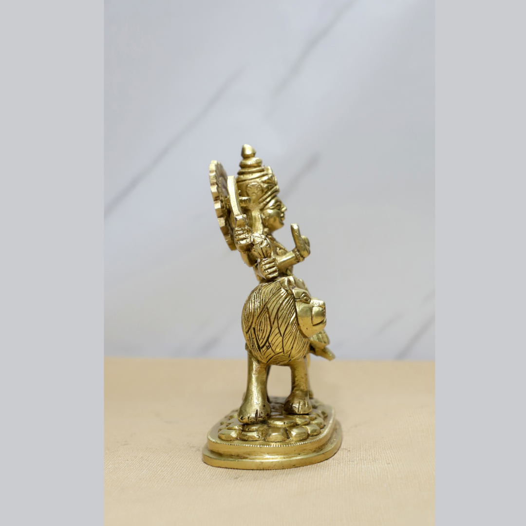 Pahad Durga Brass idiol
