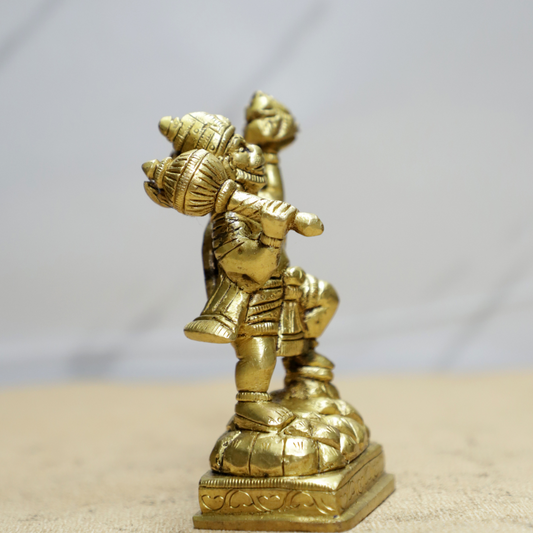 Pahad Hanuman Brass Idol
