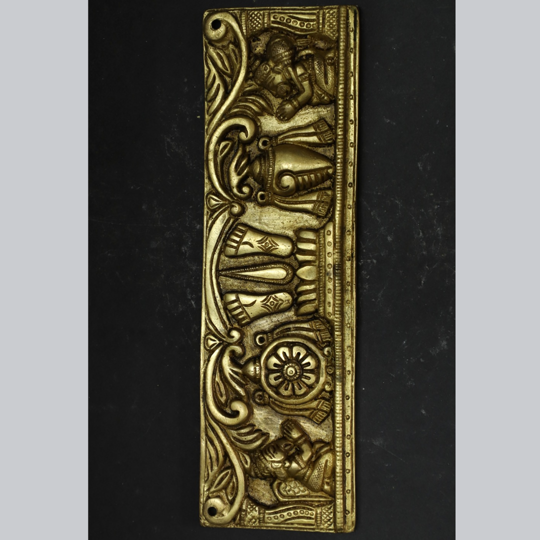 Shank Chak Plate Brass idol