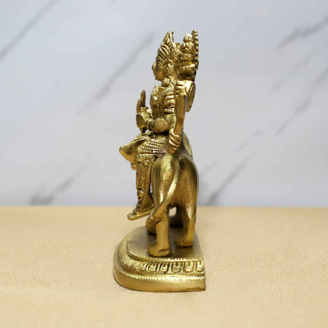 Shera Maa Choti Brass Idol