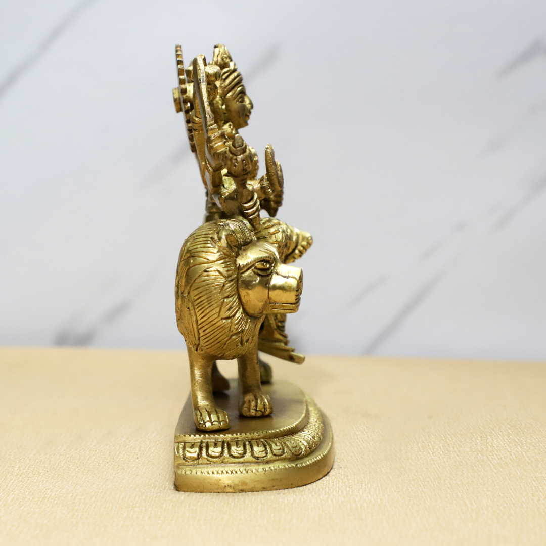 Shera Maa Choti Brass Idol
