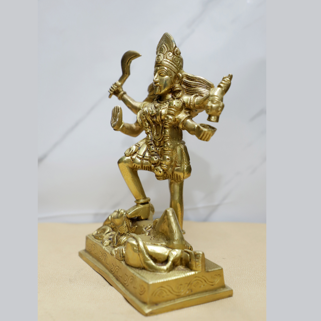 Without Ring Kaali brass