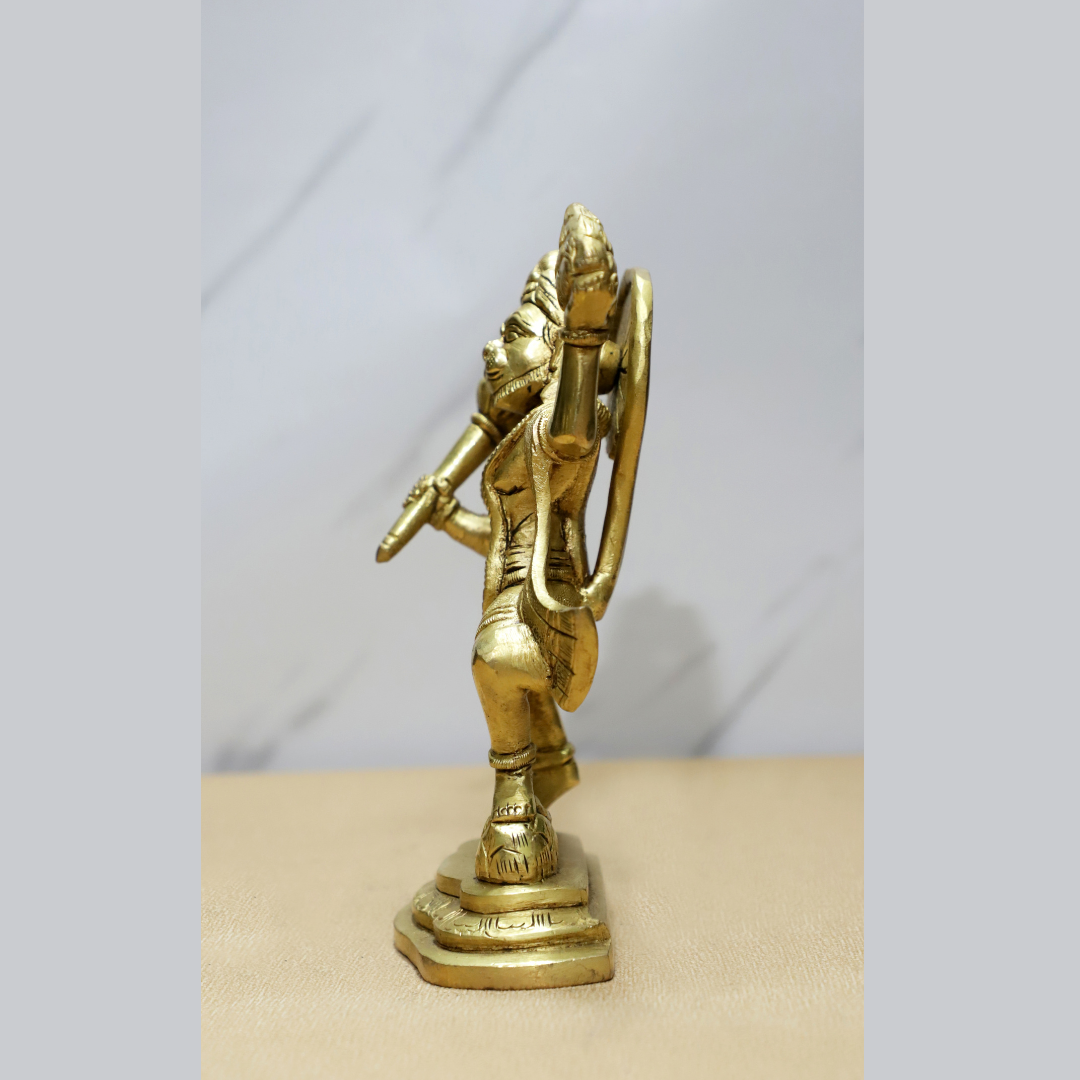 Pahad Hanuman Brass Idol [Variety 2]
