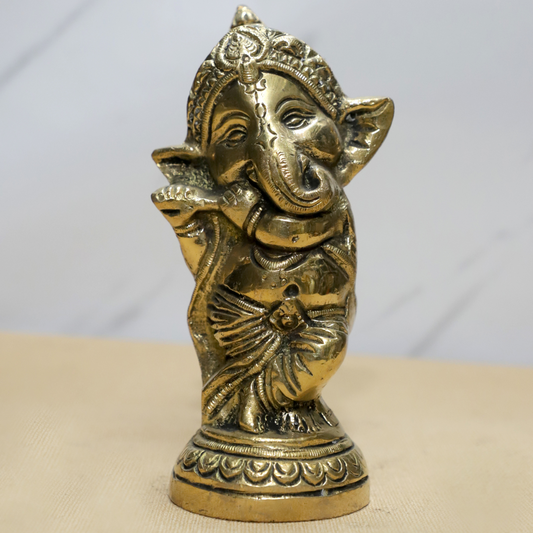 Baby Ganesh Brass Idol