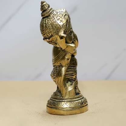 Baby Ganesh Brass Idol