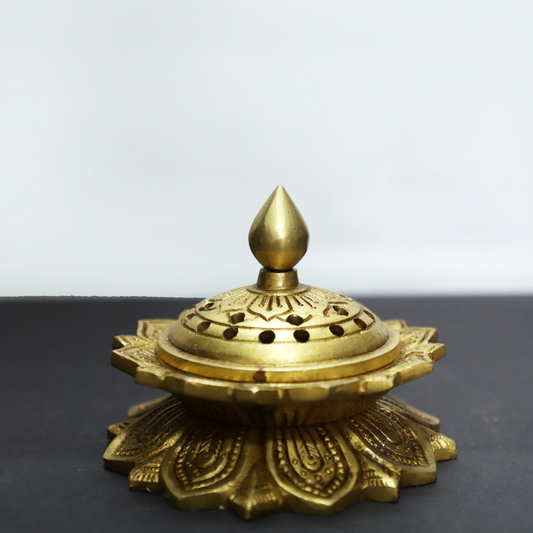 Bada Brass Kamal Dhoop | Premium Brass Kamal Dhoop