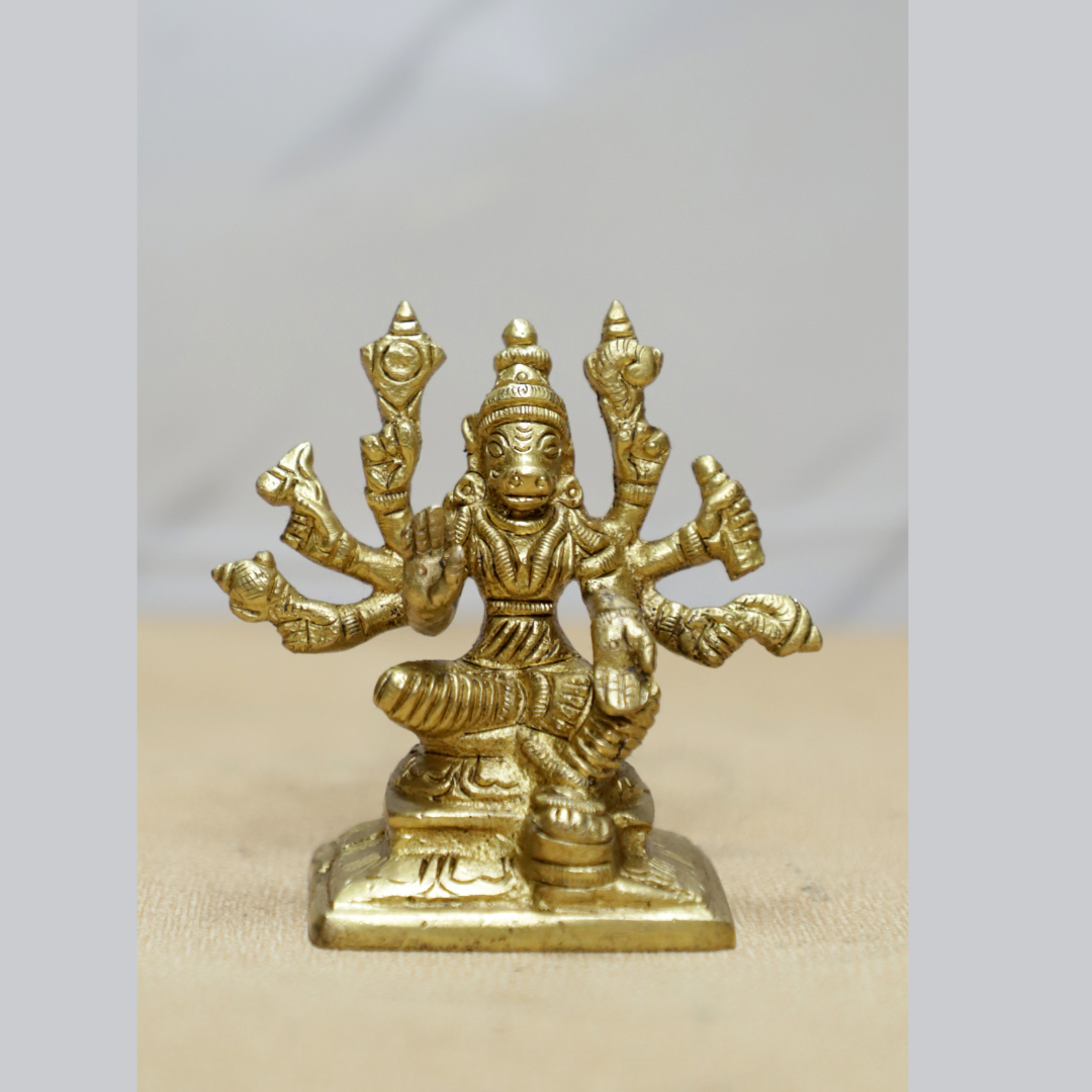 Bhairav Brass Idol