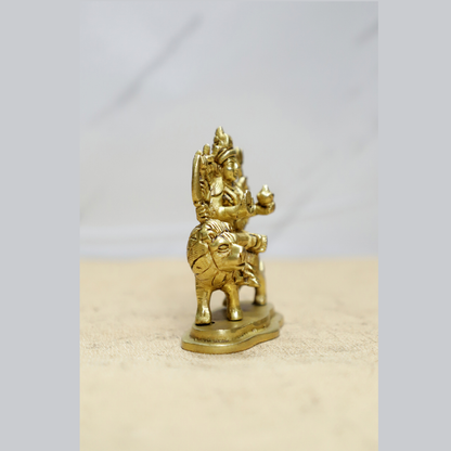 Durga Choti Brass idol