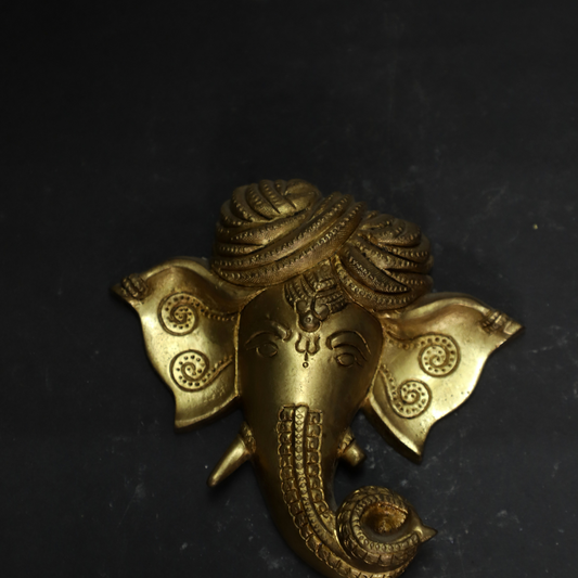 Pagdhi Ganesh Brass Idol