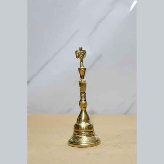 Small Ghanti Garud Brass Idol