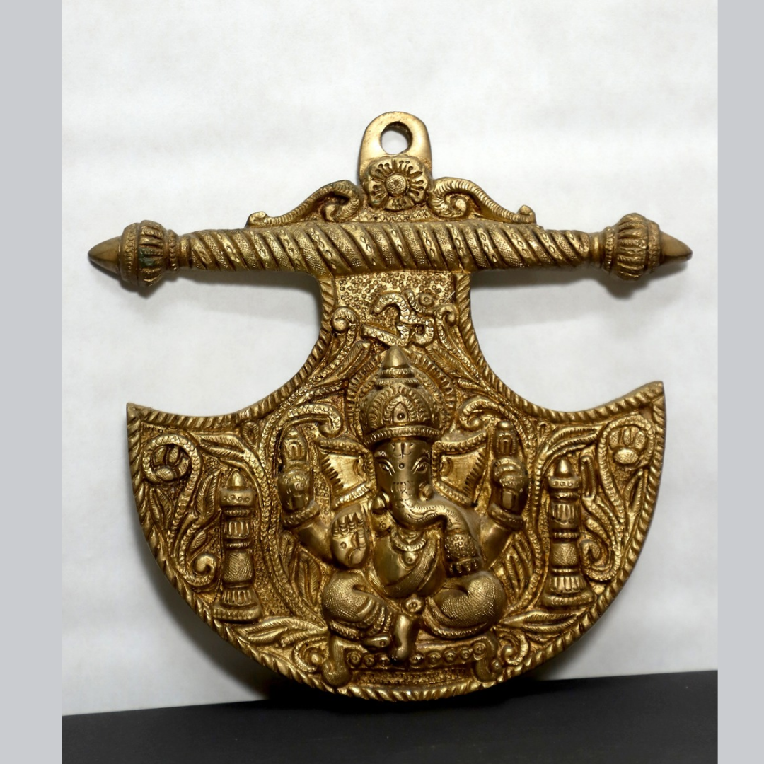 Hanging Ganesh Brass idol