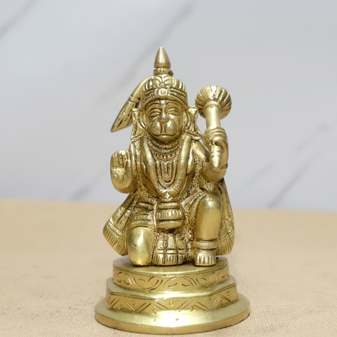 Hanuman Brass Idol