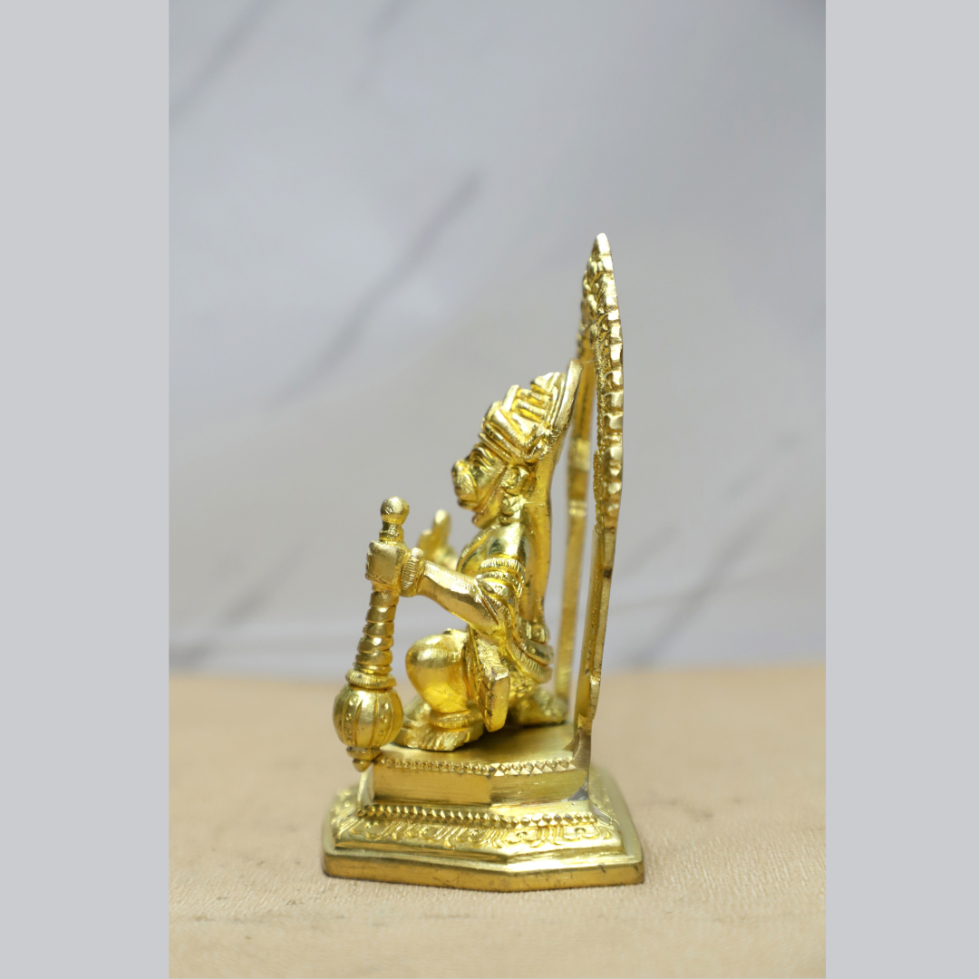 Standing Hanuman Brass Idol