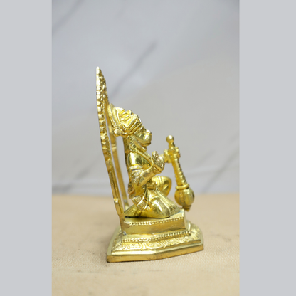 Standing Hanuman Brass Idol