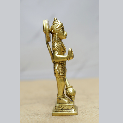 Hanuman Standing Brass Idol