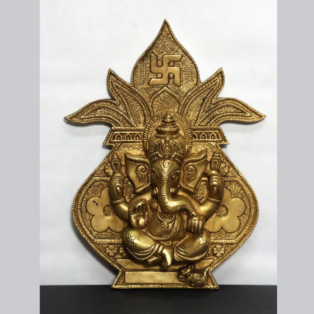 Kalash Hanging Ganesh Brass idol