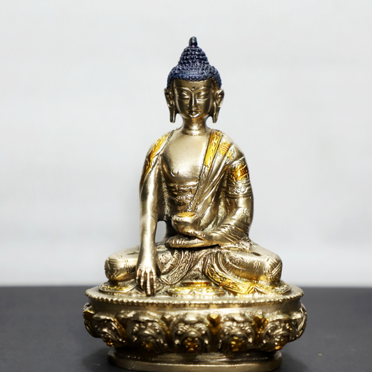Niche Haath wala Buddha | Brass Buddha Idol