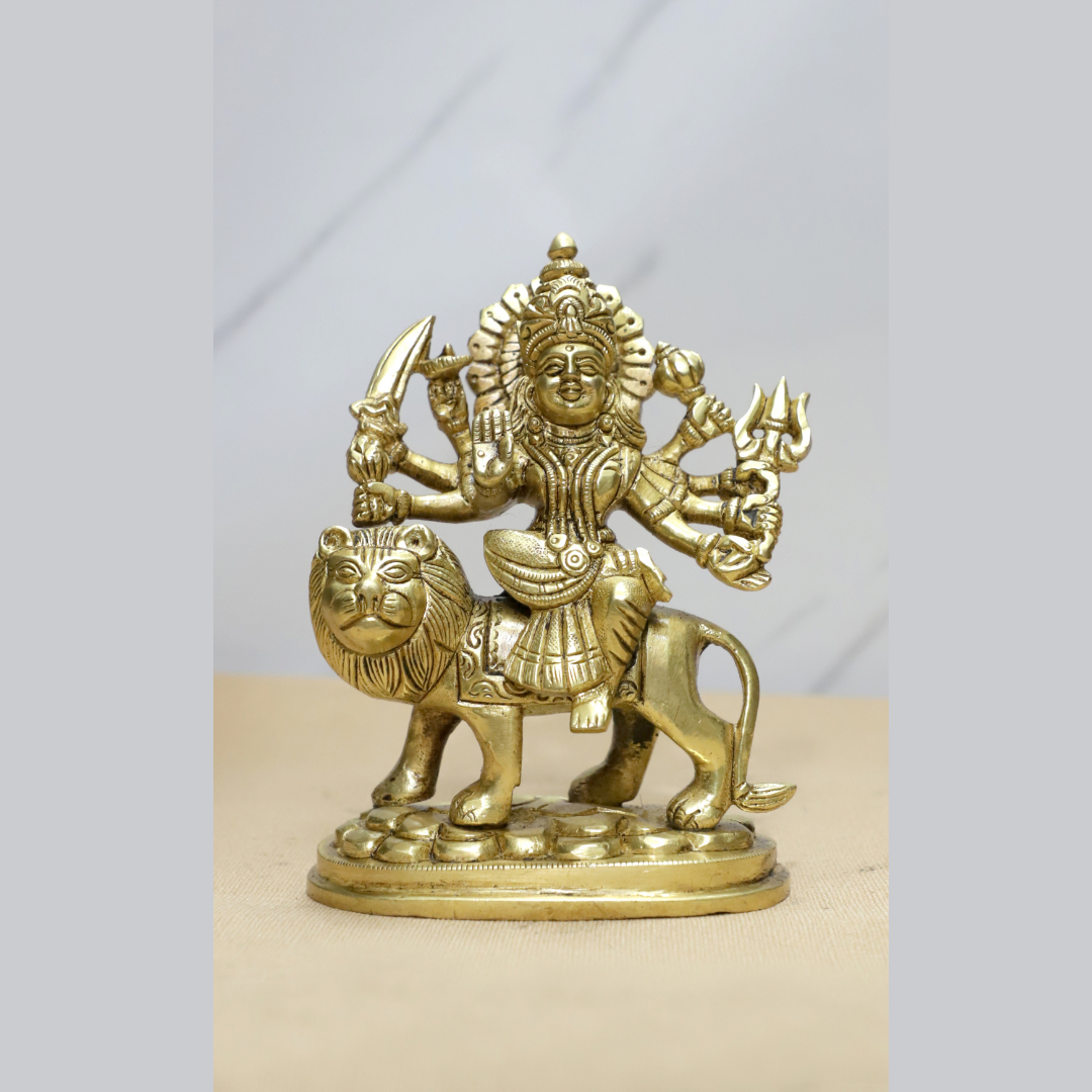 Pahad Durga Brass idiol