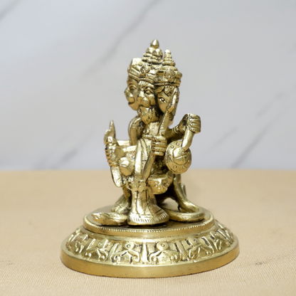 Panchmukhi Hanuman Brass Idol