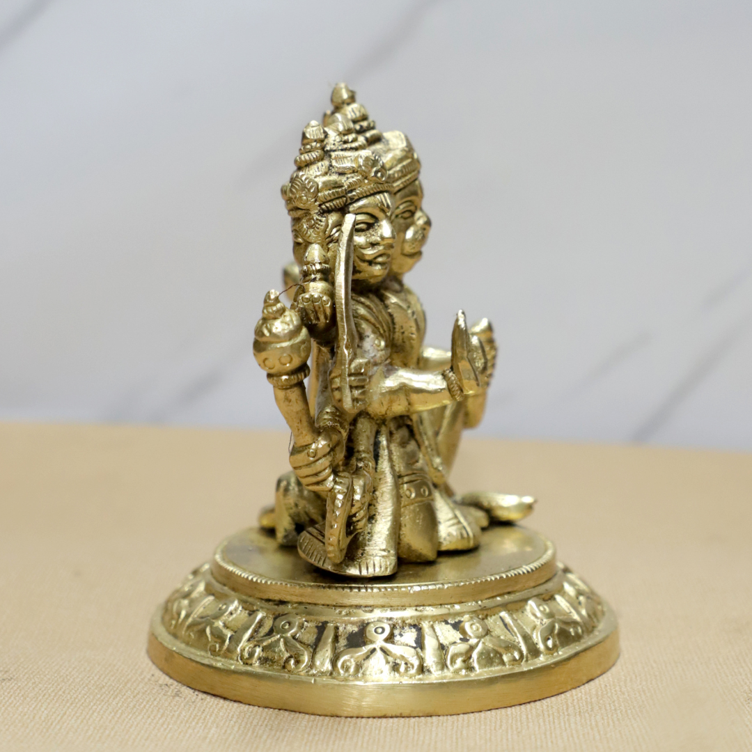 Panchmukhi Hanuman Brass Idol