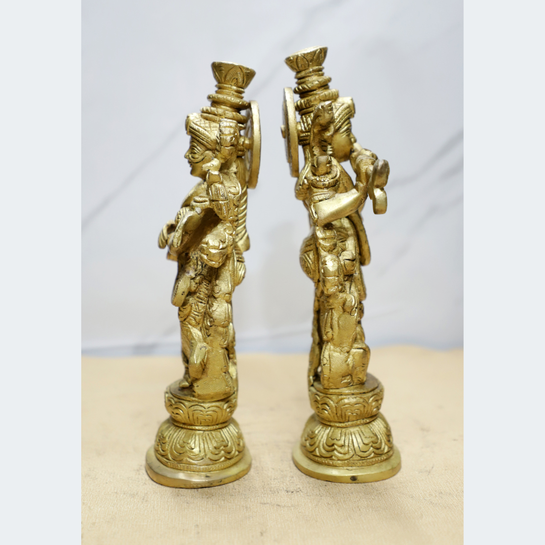 Radha Krishna (PAIR) Brass Idol