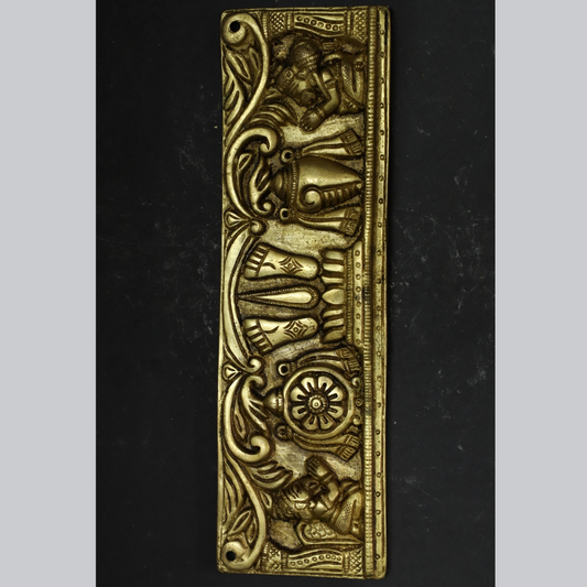 Shank Chak Plate Brass idol