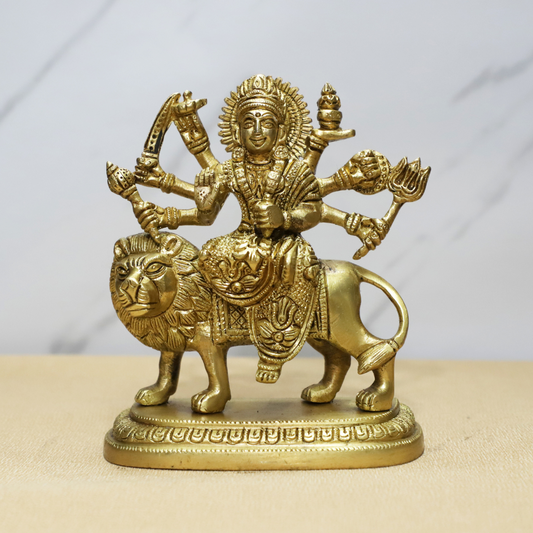 Shera Maa Choti Brass Idol