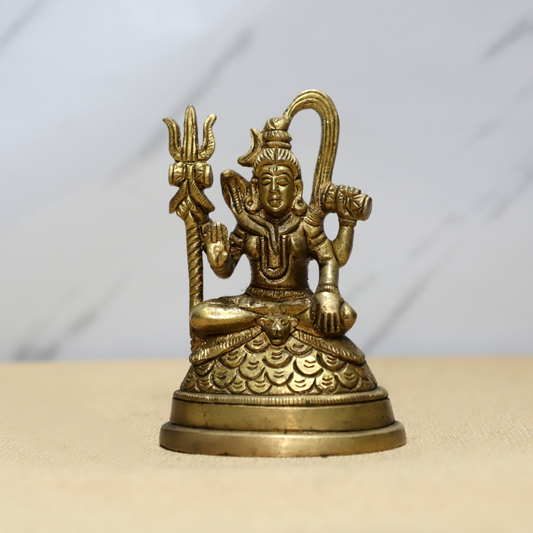 Classic Shiva Brass Idol