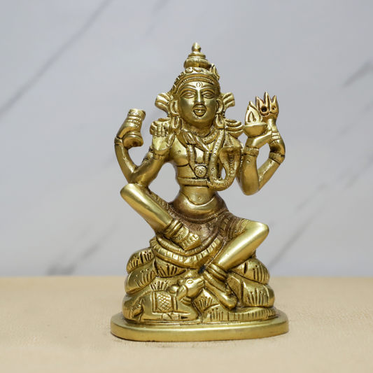 Small Shiva Brass Idol