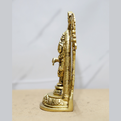 Small Ring Bala Ji Brass Idol