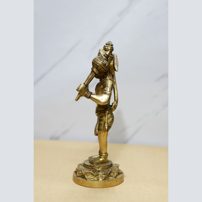 Standing Hanuman Brass Idol