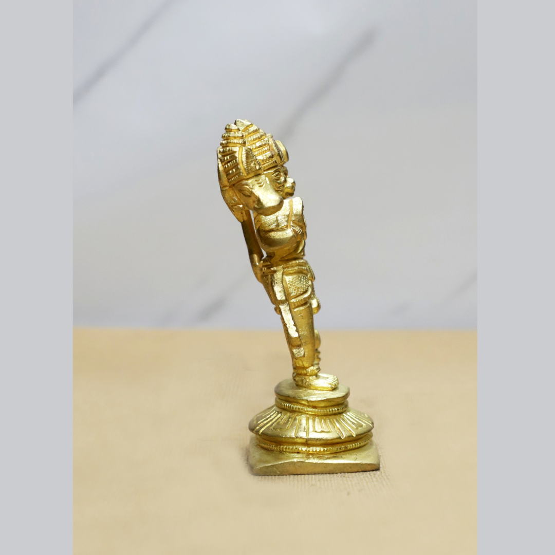 Standing Panch Hanuman Brass Idol