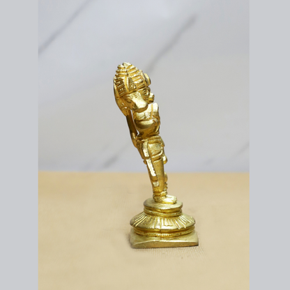 Standing Panch Hanuman Brass Idol