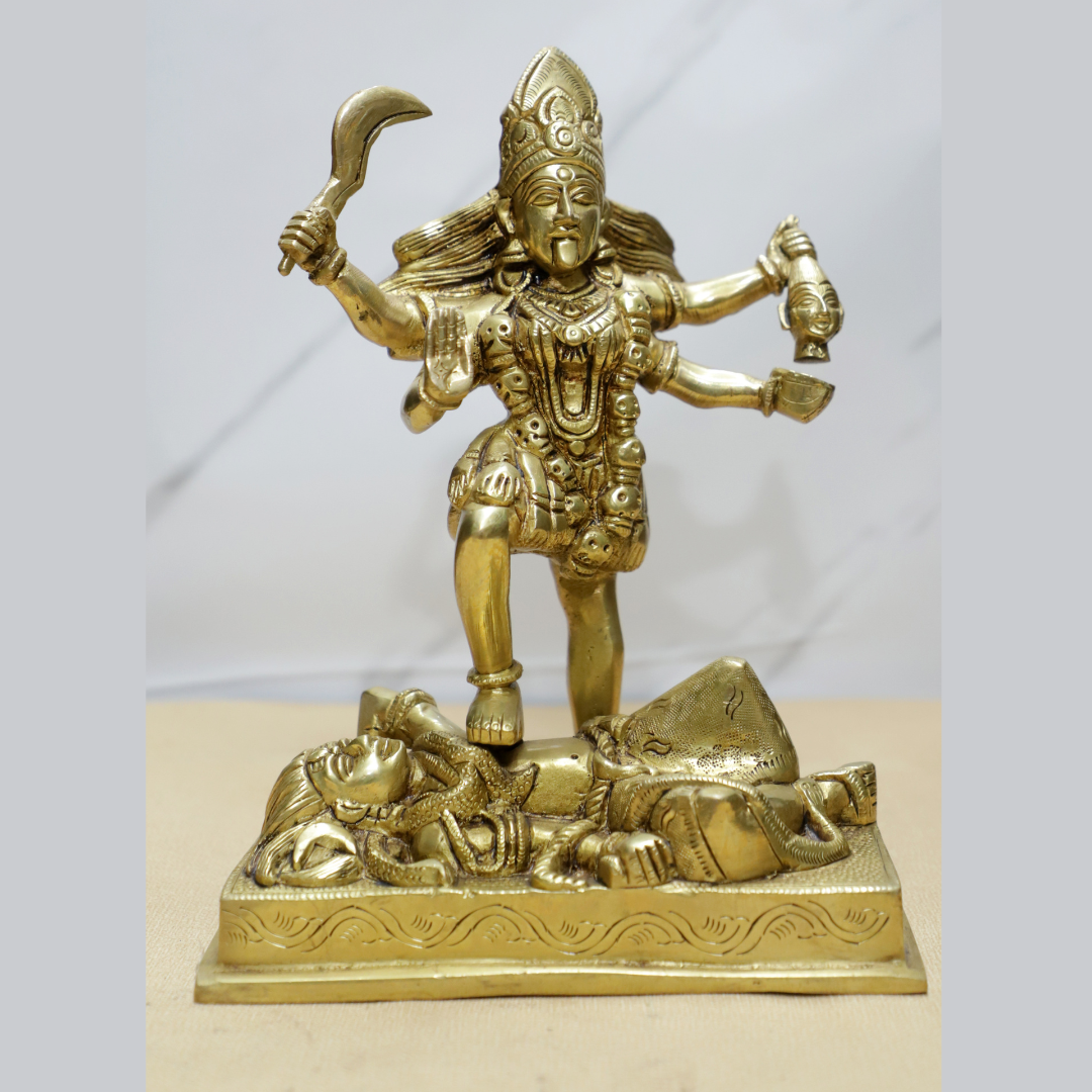 Without Ring Kaali brass