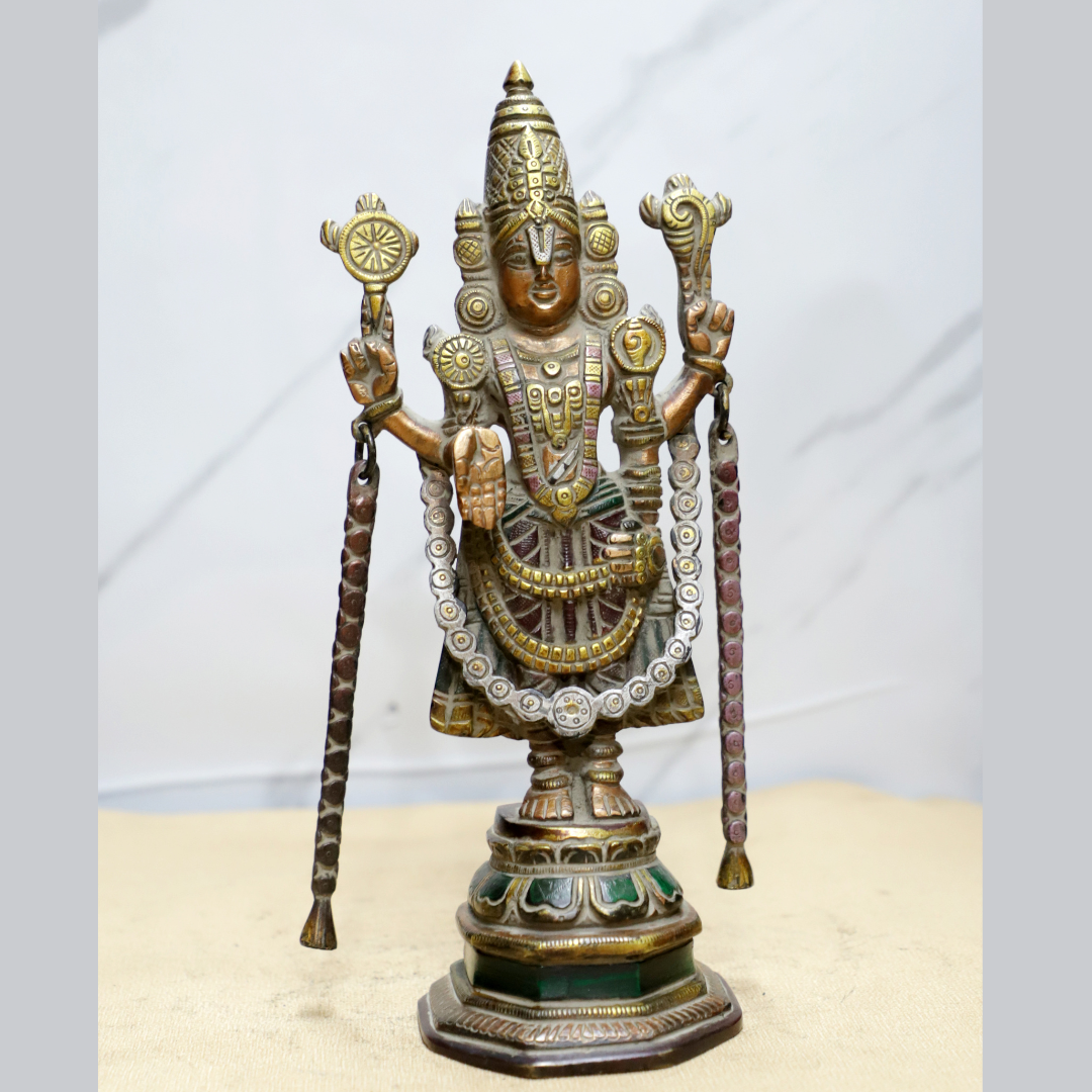 Color Balaji brass idol