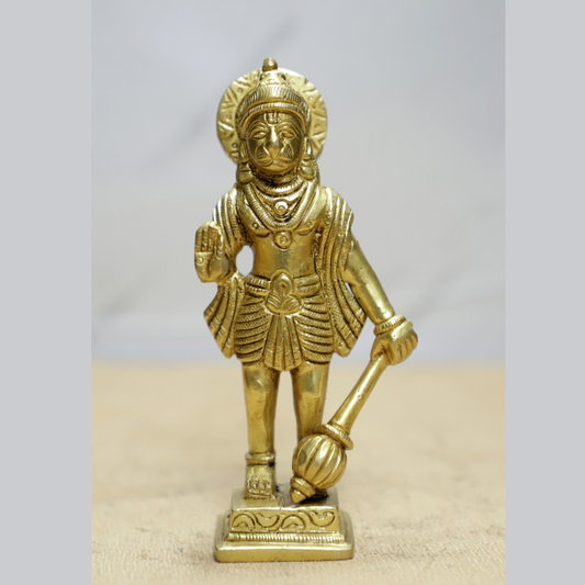 Hanuman Standing Brass Idol