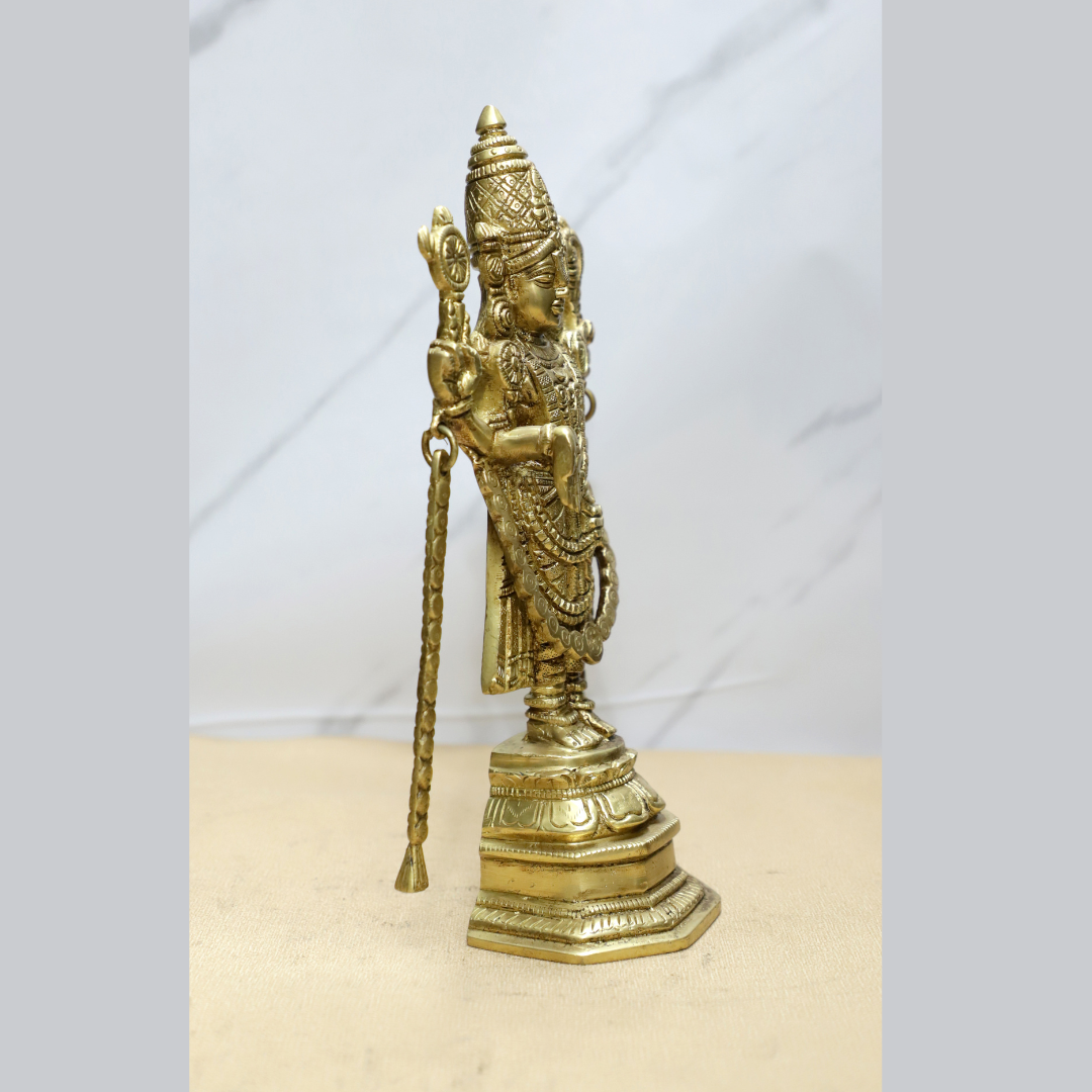 Standing Ring Bala ji Brass idol